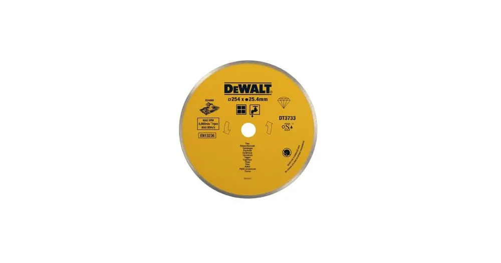 DeWALT DIA Keramikfliesenscheibe, 254 mm (für D24000) DT3733 Kracherpreis