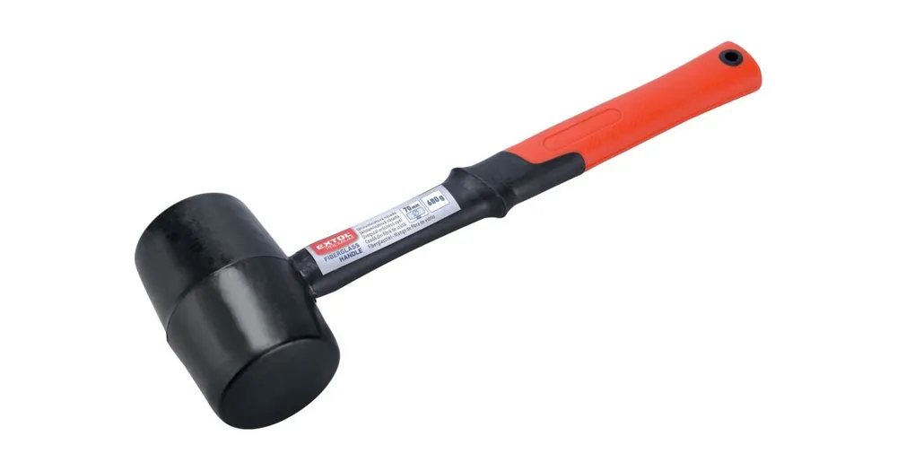 Billig EXTOL PREMIUM Gummihammer, schwarz