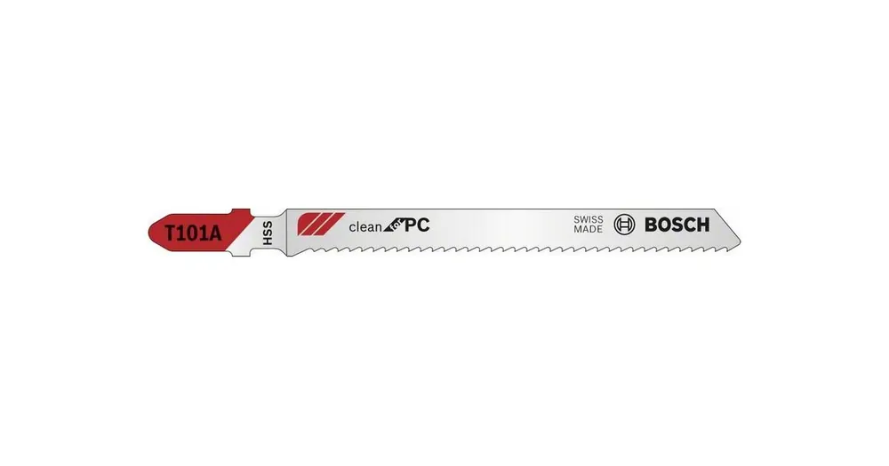 BOSCH Sägeblatt für Säbelsäge T 101 A Spezial für Acryl (5 Stück) 2608631010 Expressversand