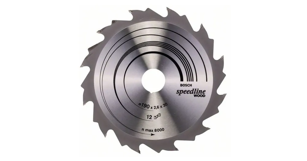 Jetzt Bestellen BOSCH Sägeblatt Speedline Wood 190 x 30 x 2,4 mm, 12 2608640800