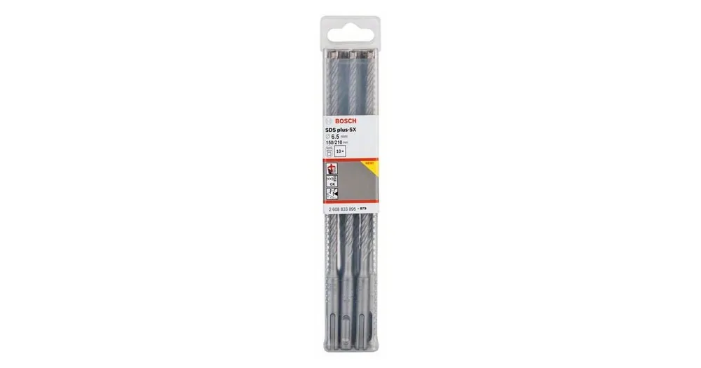 BOSCH Bohrhammer SDS-plus-5X 6,5 x 150 x 210 mm (10 Stück) 2608833895 Neuheit