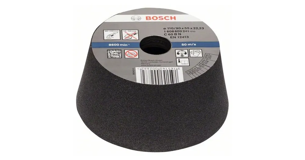 BOSCH Schleiftopf, konisch - Stein/Beton 90 mm, 110 mm, 55 mm, 60 1608600241 Angebot