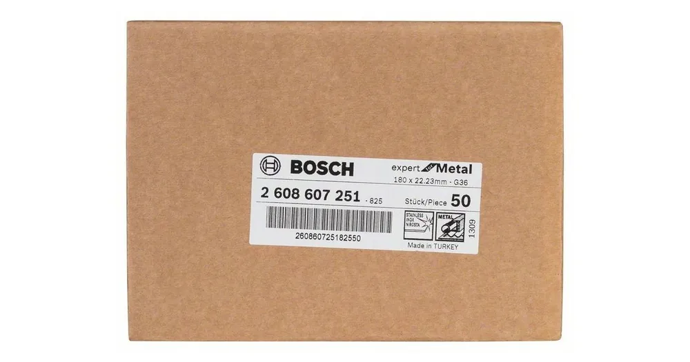 Beliebt BOSCH Fiber-Schleifscheibe R444, Expert for Metal D = 115 mm; K = 24 2608605464