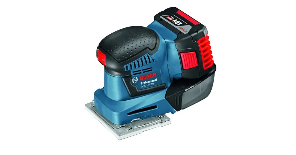 Begrenztes Angebot Vibrationsschleifer BOSCH GSS 18 V-10 (ohne Akku und Ladegerät) Professional 06019D0200