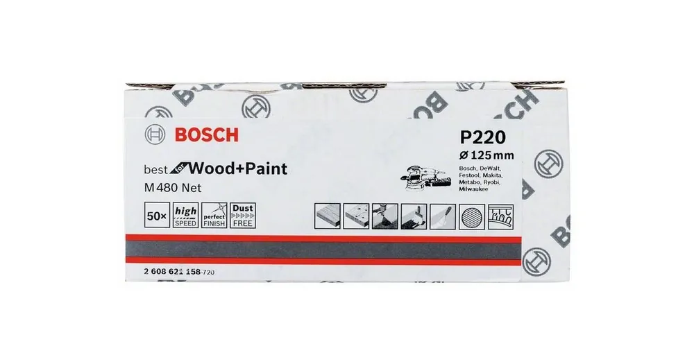 BOSCH Schleifgitter M480 125 mm, 220 2608621158 Sonderaktion