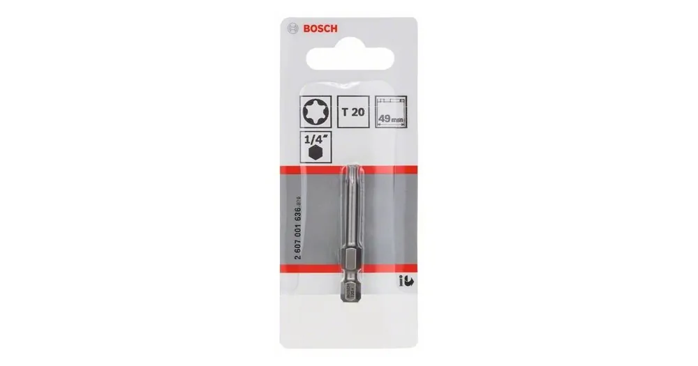 Top-Preis BOSCH Schraubendreherbit extra hart Extra-Hart T20, 49 mm 2607001636