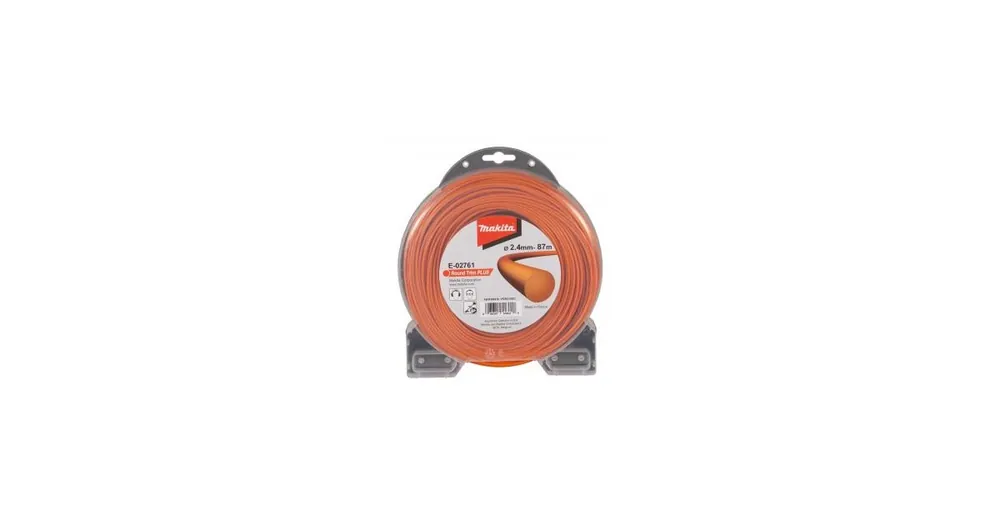 MAKITA Schnur Nylon Plus 2,4 mm, 87 m, orange, rund E-02761 Sale