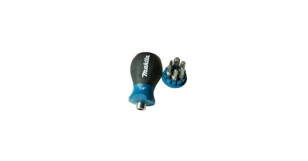 MAKITA Schraubendreher mit 6 Bits 1/4" PZ/PH P-84159 Mega-Angebot
