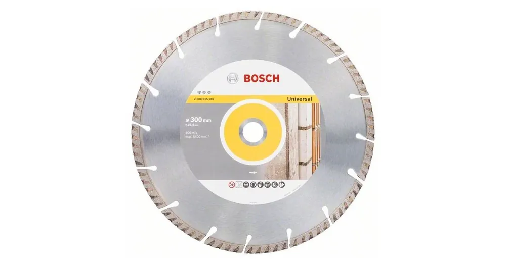 Neu Im Sortiment BOSCH Diamanttrennscheibe Standard für Universal 300 × 25,4 300x25,4x3,3x10mm 2608615069