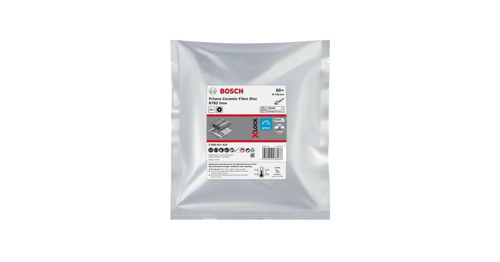 Top-Seller BOSCH EXPERT PRISMA X-LOCK Fiberscheibe R782,125,P60,25 Stück 2608621825