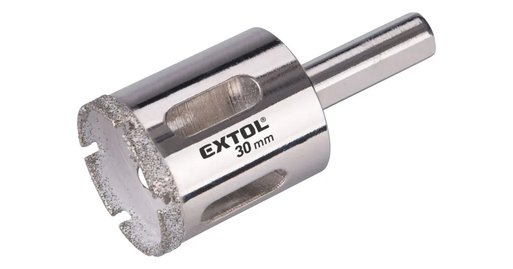 Extol Diamantkrone für Glas und Keramik, O 30 mm 8801987 Top-Preis