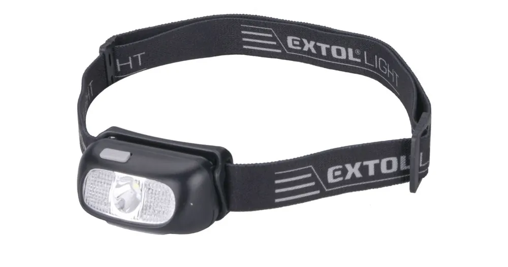 Markenware EXTOL LIGHT Stirnlampe 130lm CREE XPG, USB-Ladefunktion, Reichweite 40m, 5W CREE XPG LED 43181