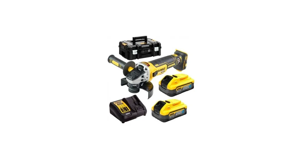 Mega-Angebot DEWALT Akku-Winkelschleifer + Koffer (2x5Ah PowerStack) DCG405H2T