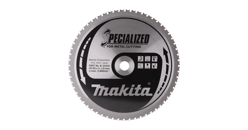 Schnäppchen MAKITA Sägeblatt Stahl SPECIALIZED 30 mm5x2,1x25,4 mm 60 Zähne B-33439
