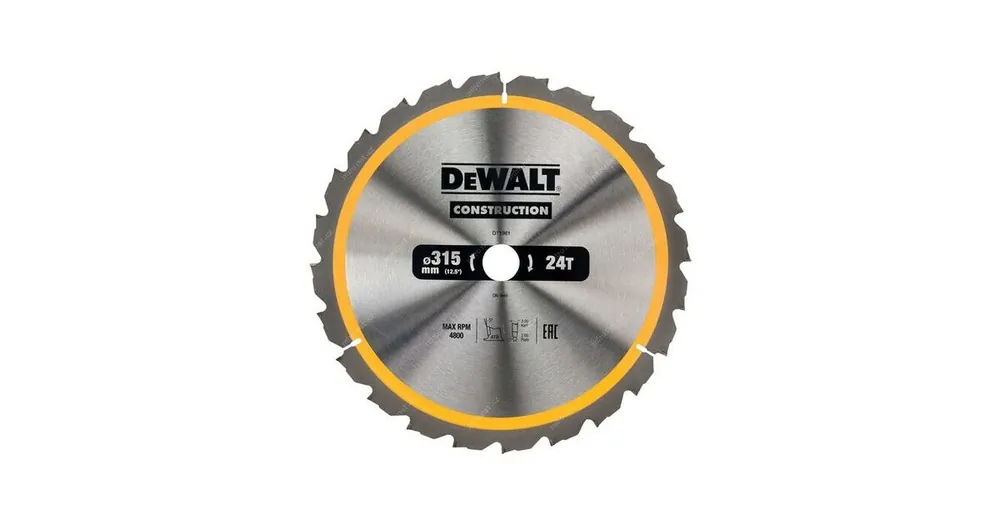 DeWALT Sägeblatt für Holz 315 x 30 mm DT1961 Highlight