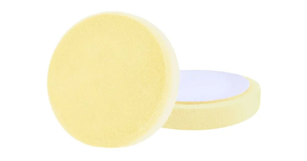 Solange Der Vorrat Reicht EXTOL PREMIUM Schaumstoffpolierscheibe, T80, gelb, ⌀150x30mm, Klettverschluss ⌀125mm 8803548
