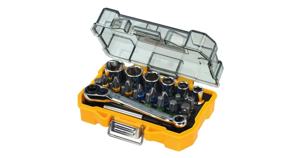 Highlight DeWALT Ratschen-Bit- und Steckschlüsselsatz (24 Stück) DT71516