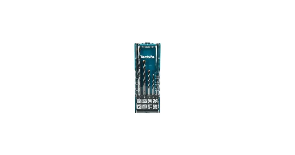 Must-Have MAKITA Bohrerset TCT mit zylindrischem Schaft Multimaterial 5-tlg. E-14255