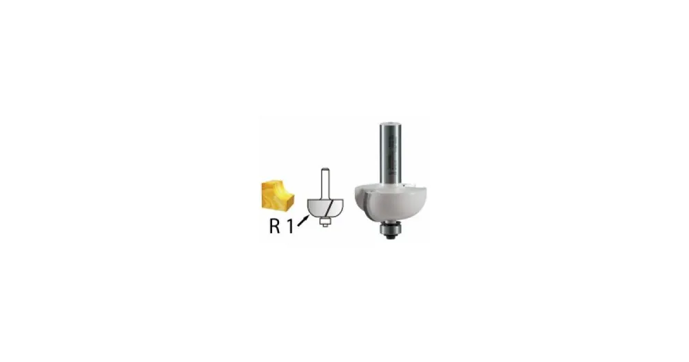 MAKITA Nutfräser mit Lagerschaft 8 mm, 17,5x6,35x49 mm D-48599 Schneller Versand