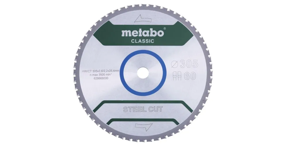 Sichere Zahlung METABO Sägeblatt 305 x 25,4 mm - 60 Zähne 628668000