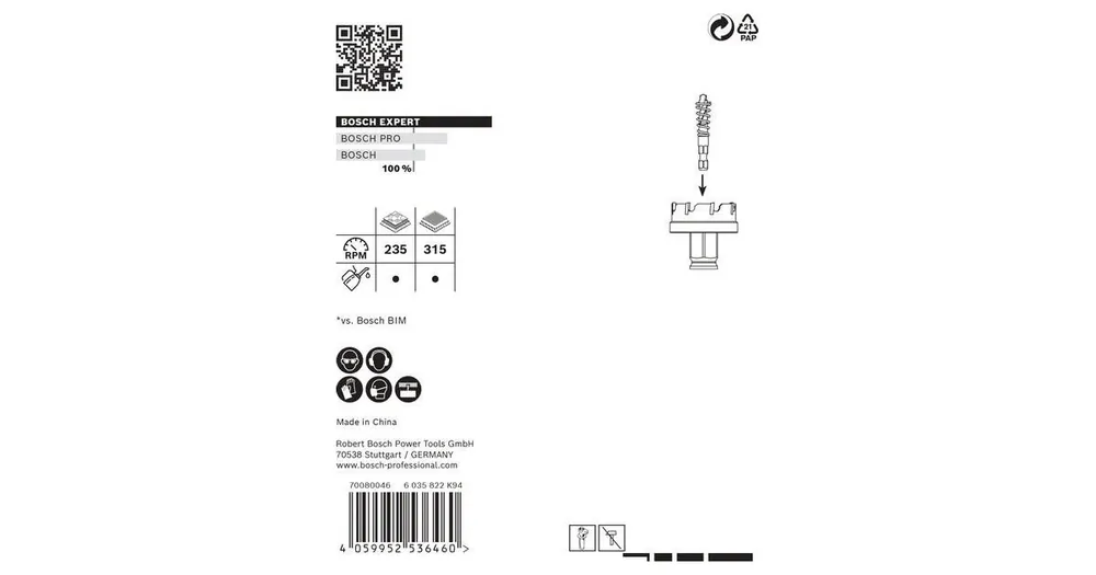 Begrenztes Angebot BOSCH EXPERT Locher Blech 51mm 2608900500