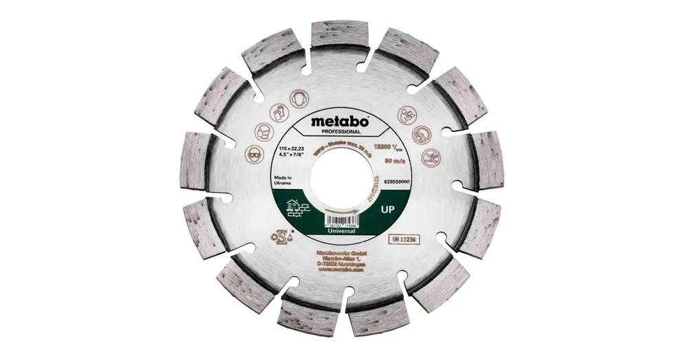 Sale METABO Diamanttrennscheibe Dia-TS 115x22,23 mm - UP, Universal, Professional 628558000