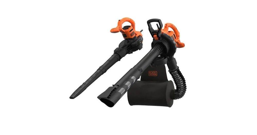 Finale Aktion BLACK&DECKER Elektrischer Gartenstaubsauger/-gebläse/-häcksler 3 in 1 2900 W BEBLV290
