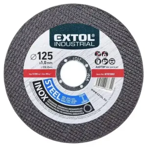 Mega-Angebot EXTOL Trennscheibe für Stahl/Edelstahl, Durchmesser 125 x 1,0 x 22,2 mm 8701002