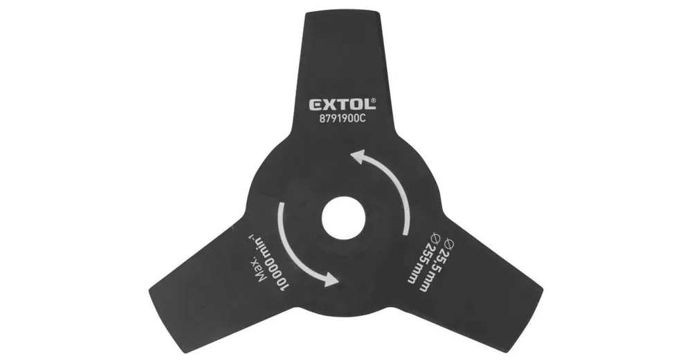 EXTOL 3-Zahn-Mähmesser, 2 Stück 8791900C Neu