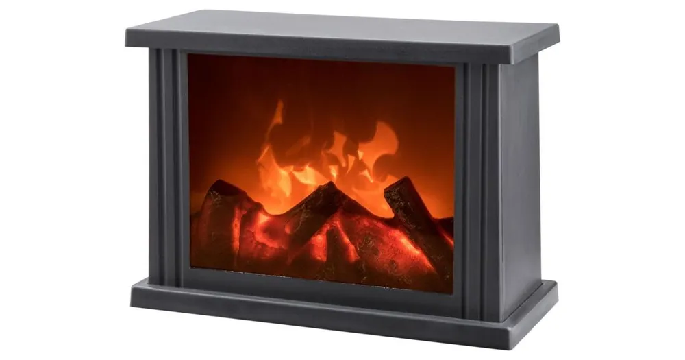 Neuheit EXTOL Kamin mit flammendem LED-Feuer 43400