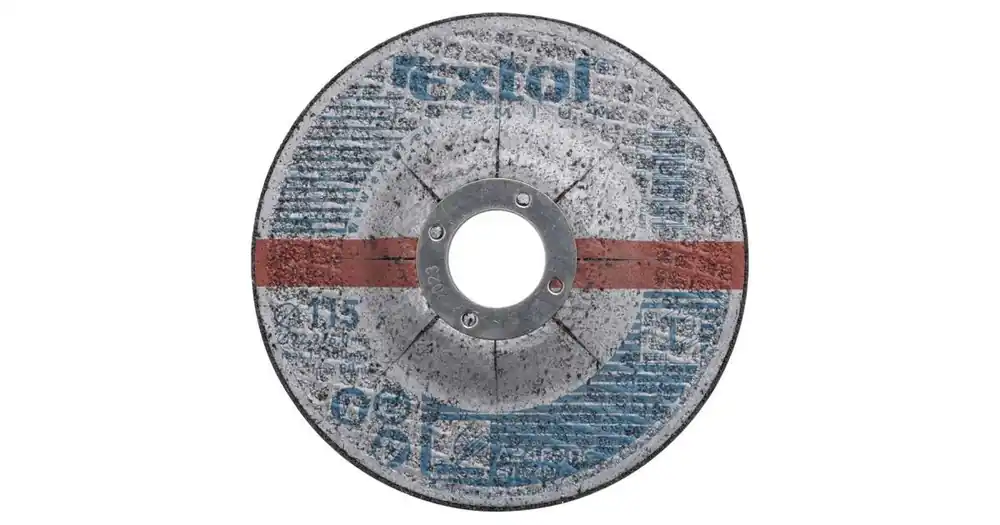 Echt EXTOL Schleifscheibe für Stahl, Durchmesser 115 x 6,0 x 22,2 mm 8808700