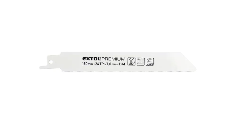 EXTOL-Schwanzsägeblätter, 3 Stück, 150 x 19 x 0,9 mm, Bimetall 8806204 Garantierte Lieferung
