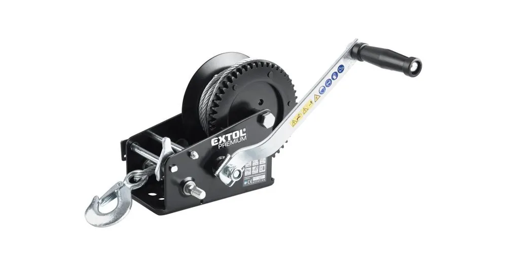 EXTOL Seilwinde mit Kurbel, bis 1350 kg/10 m Seil 8861305 Direktkauf