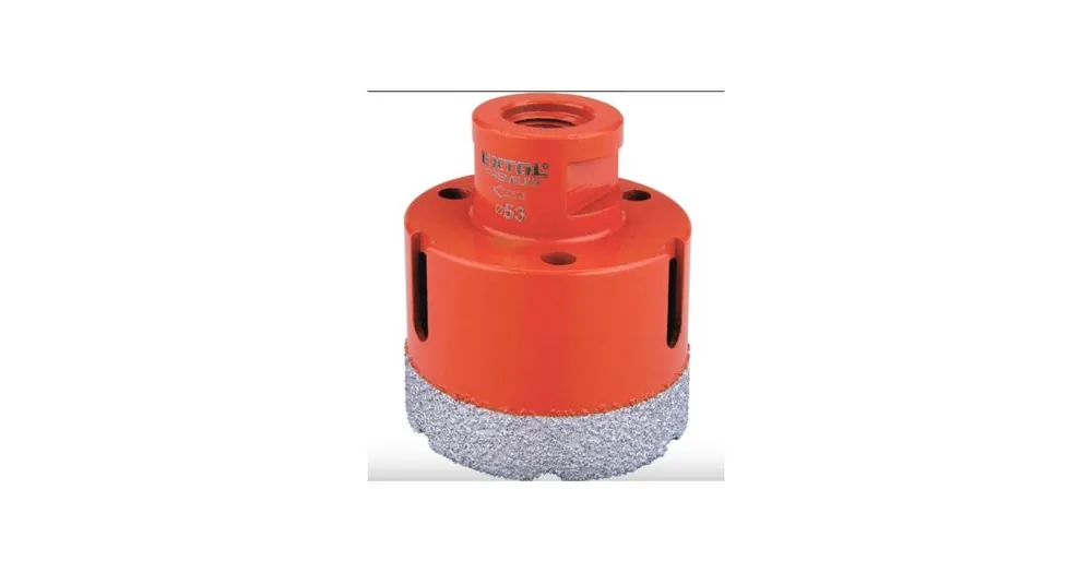 EXTOL Diamantkernbohrer, Durchmesser 53 mm, Gewinde M14 8801873 Preiswert