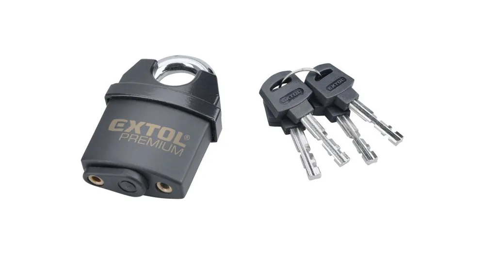 EXTOL Vorhängeschloss, wasserdicht, 50 mm 8857750 Knallerangebot