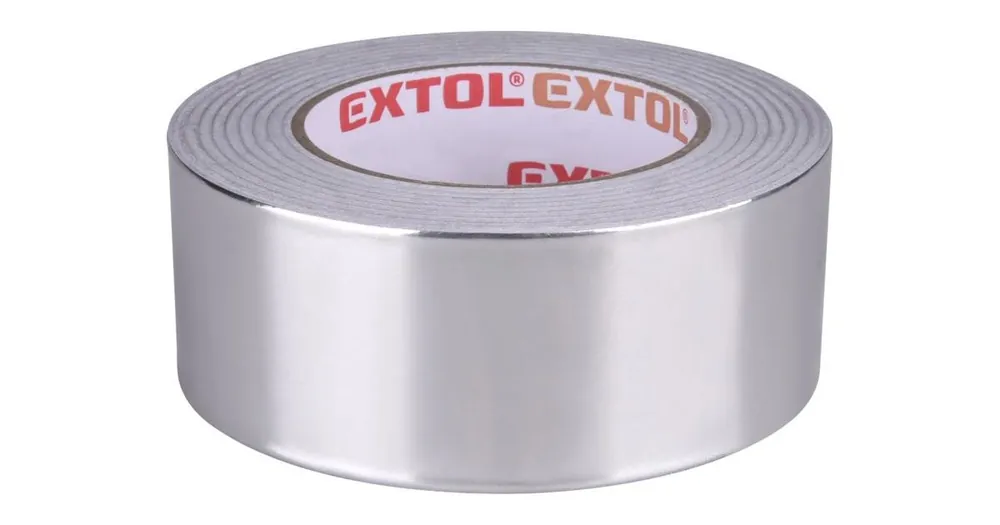 Sofort Bestellen EXTOL Klebeband ALU, Aluminium, 50 mm x 50 m, Dicke 0,03 mm, Acrylklebstoff 8856332