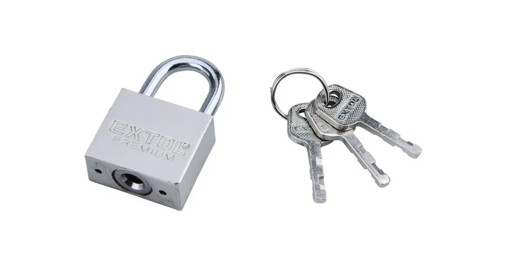 EXTOL Metallvorhängeschloss, 30 mm 8857403 Super-Preis