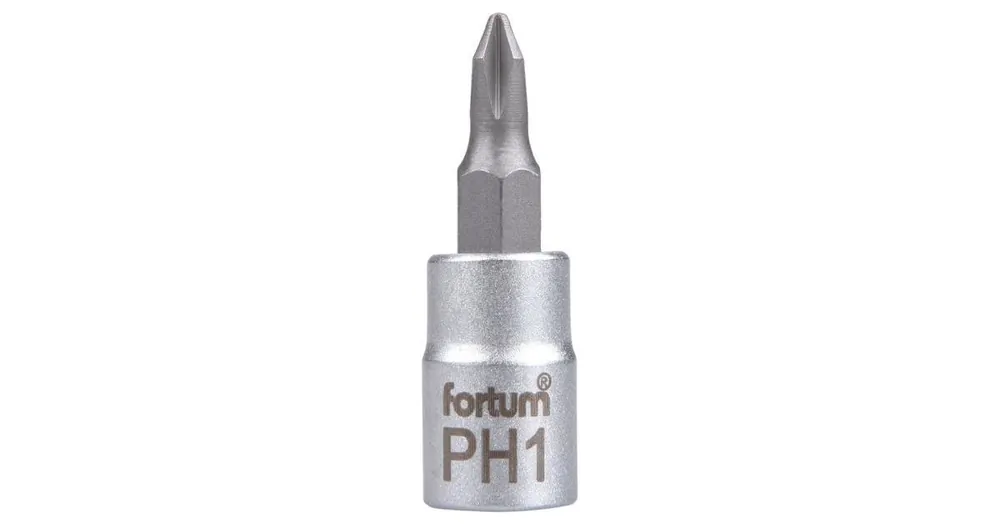 FORTUM Steckschlüssel 1/4" Kreuzschlitz, PH 1, L 37 mm 4701811 Schneller Versand