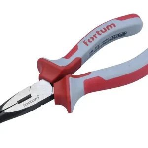 Ausverkauf FORTUM gebogene Halbrundzange, 160 mm, 61CrV5 4770321