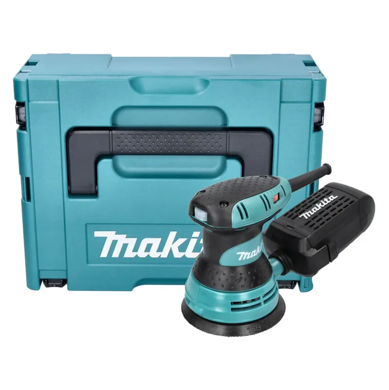 Makita BO 5031 J Exzenterschleifer Schleifmaschine 300 Watt 125 mm + Makpac Sonderangebot