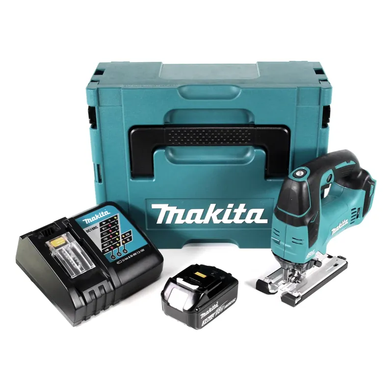 Markenware Makita DJV 182 RF1J Akku Pendelhubstichsäge 18V Brushless + 1x Akku 3,0Ah + Ladegerät + Makpac