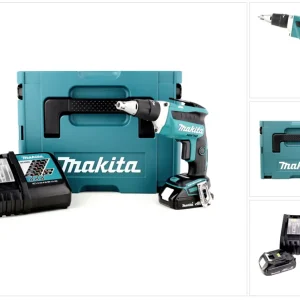 Expressversand Makita DFS 452 RY1J Akku Schnellbauschrauber 18V Brushless + 1x Akku 1,5Ah + Ladegerät + Makpac