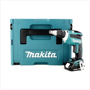 Preisknaller Makita DFS 452 Y1J Akku Schnellbauschrauber 18V Brushless + 1x Akku 1,5Ah + Makpac - ohne Ladegerät