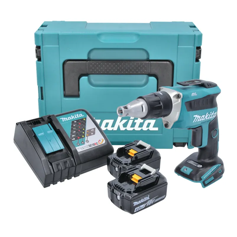 Aktuell Makita DFS 452 RMJ Akku Schnellbauschrauber 18 V Brushless + 2x Akku 4,0 Ah + Ladegerät + Makpac