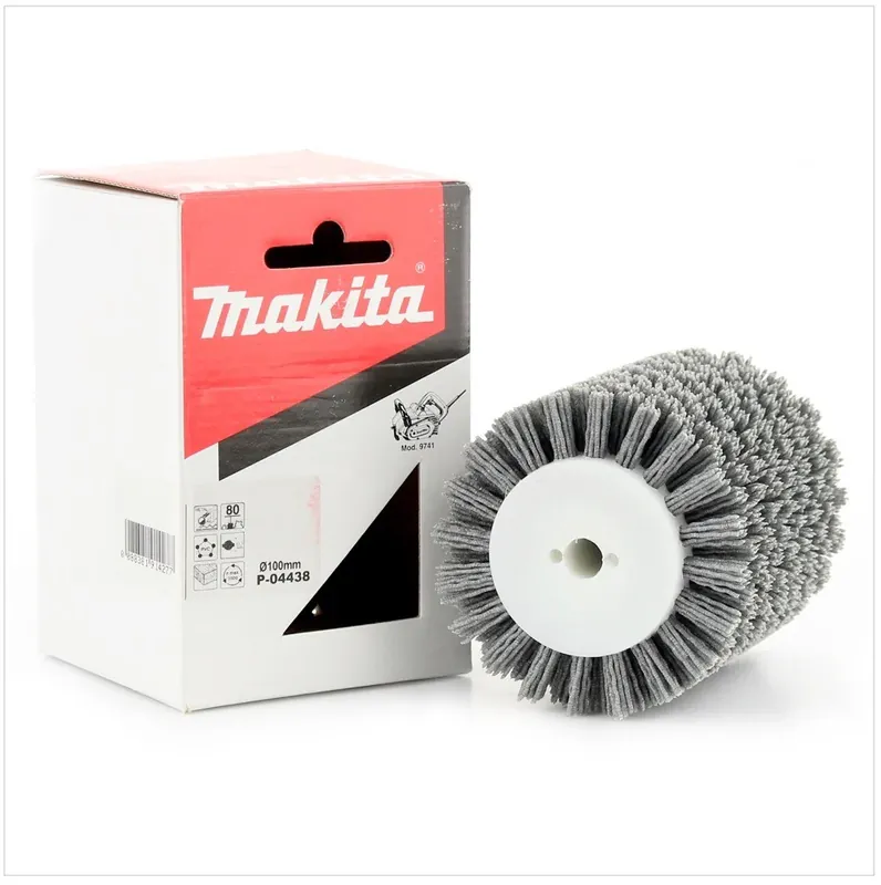 Bestpreis Makita P-04438 Schleif Nylon Bürste K80 100 mm - kompatibel mit Makita 9741