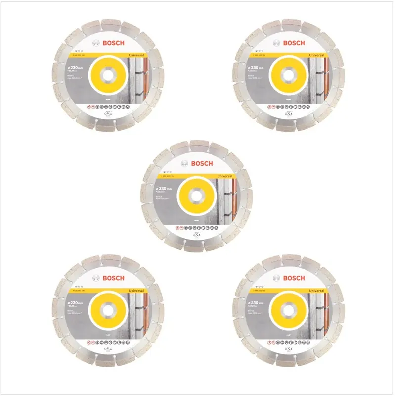 Bosch PRO Multi Material Diamant Trennscheibe 230 x 22,23 mm 5 Stk. ( 5x 2608615065 ) Top-Angebot