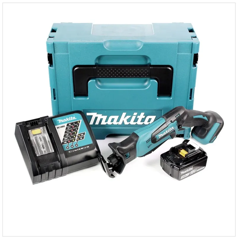 Bestseller Makita DJR 183 RF1J Akku Reciprosäge 18V + 1x Akku 3,0Ah + Ladegerät + Makpac