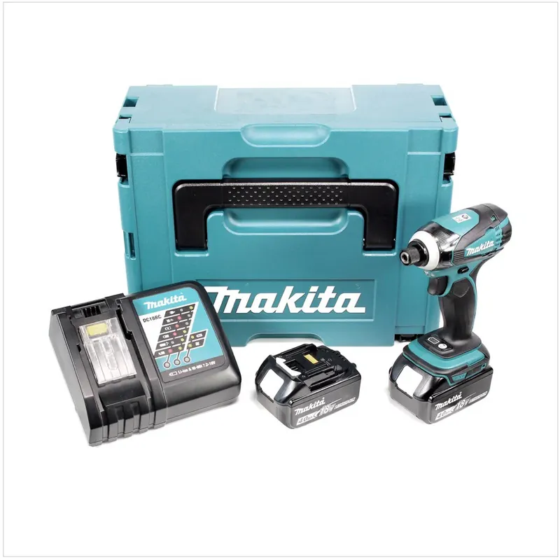 Direkt Vom Hersteller Makita DTD 146 RMJ 18 V Li-ion Akku Schlagschrauber im Makpac mit 2x BL 1840 B 4,0 Ah Akku und DC 18 RC Ladegerät
