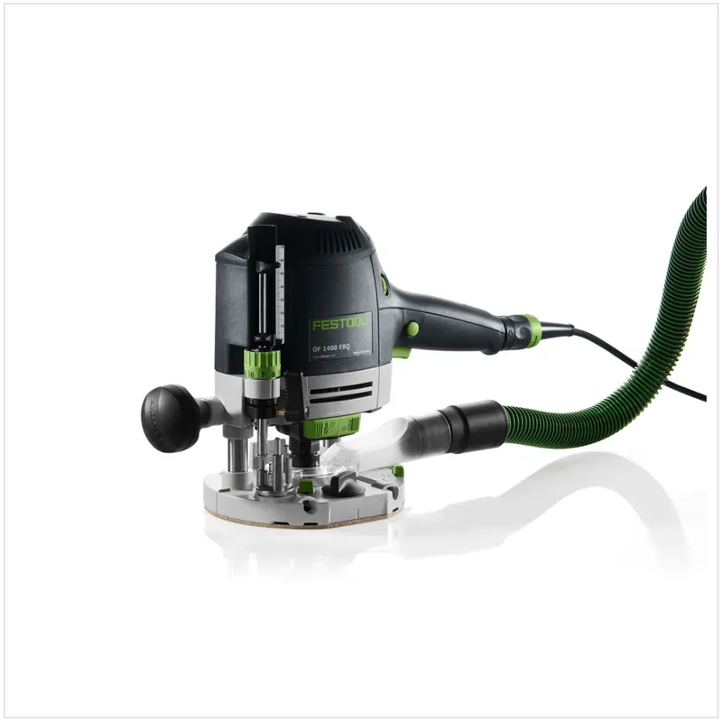 Markenprodukt Festool OF 1400 EBQ-PLUS Oberfräse 1400W 70mm Hub im Systainer + Zubehör ( 574341 )