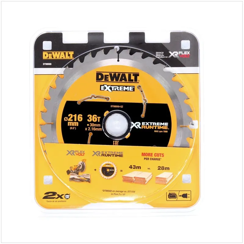Direkt Vom Hersteller Dewalt DT 99569 XR Handkreissägeblatt 216 mm / 30 mm mit 36 Zähnen